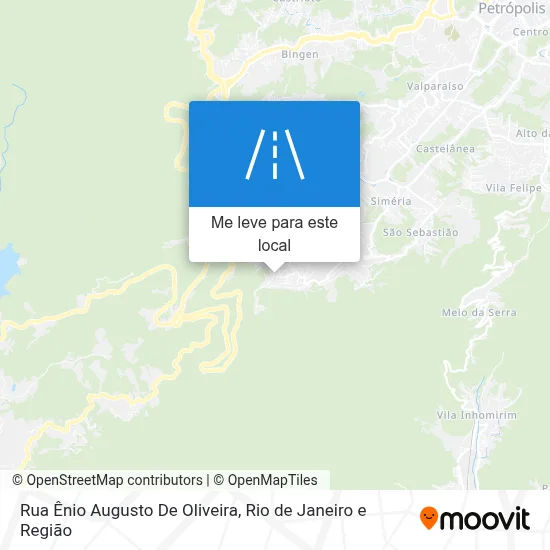 Rua Ênio Augusto De Oliveira mapa