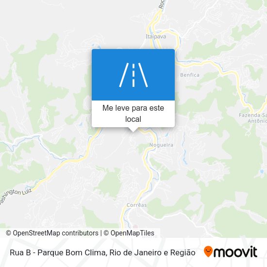 Rua B - Parque Bom Clima mapa