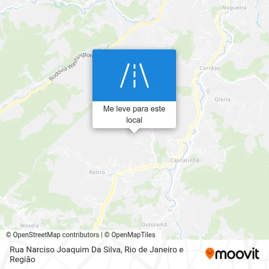 Rua Narciso Joaquim Da Silva mapa