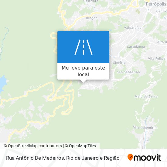 Rua Antônio De Medeiros mapa