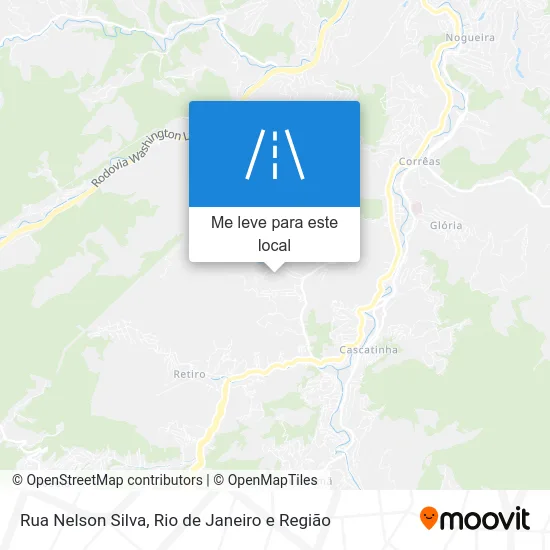 Rua Nelson Silva mapa