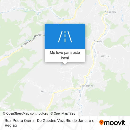 Rua Poeta Osmar De Guedes Vaz mapa