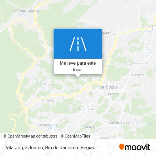 Vila Jorge Justen mapa