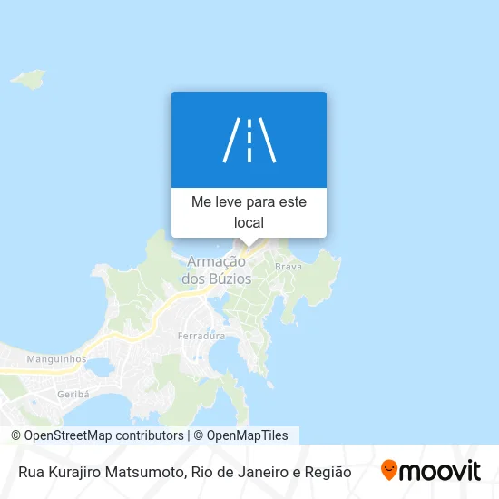 Rua Kurajiro Matsumoto mapa