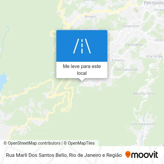 Rua Marli Dos Santos Bello mapa