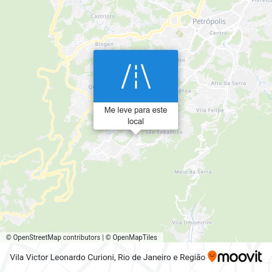 Vila Victor Leonardo Curioni mapa