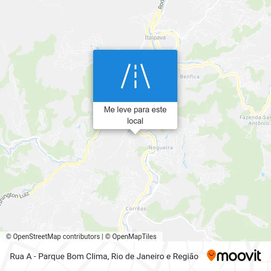 Rua A - Parque Bom Clima mapa