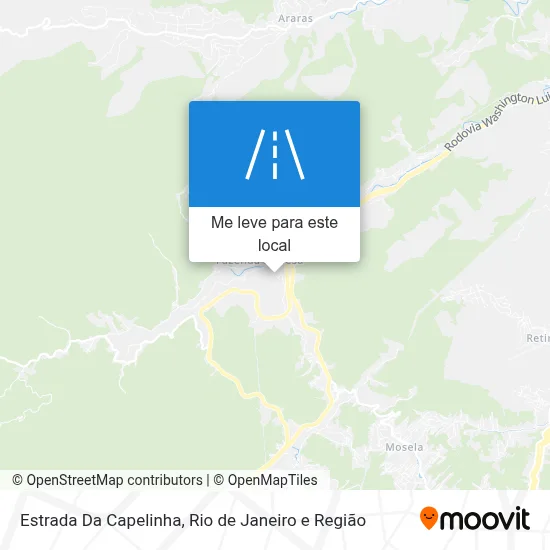 Estrada Da Capelinha mapa