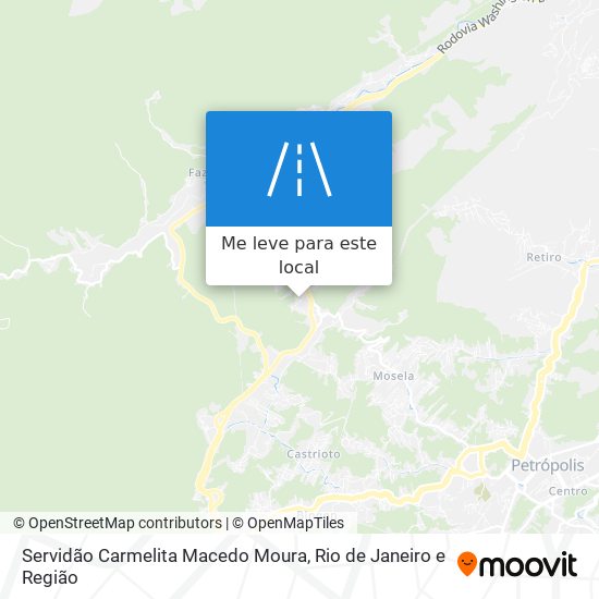 Servidão Carmelita Macedo Moura mapa