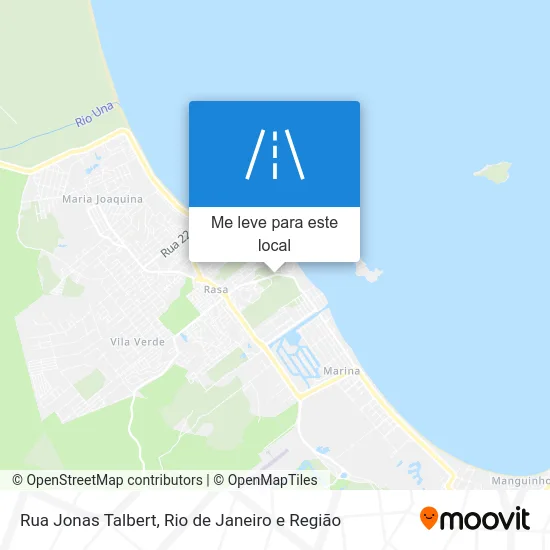 Rua Jonas Talbert mapa