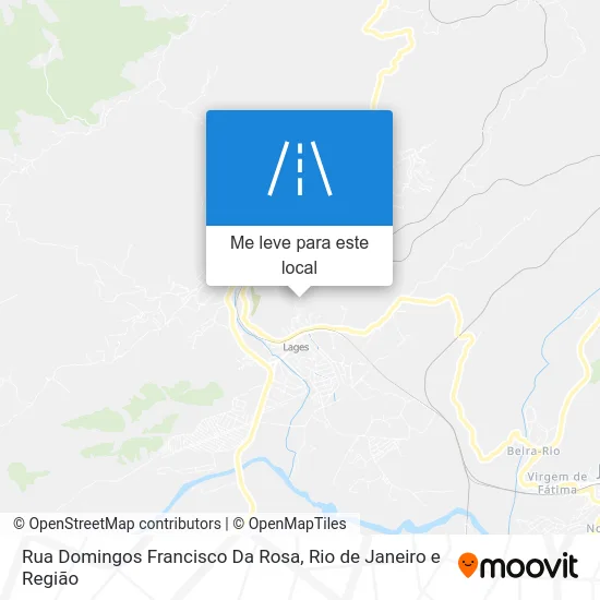Rua Domingos Francisco Da Rosa mapa