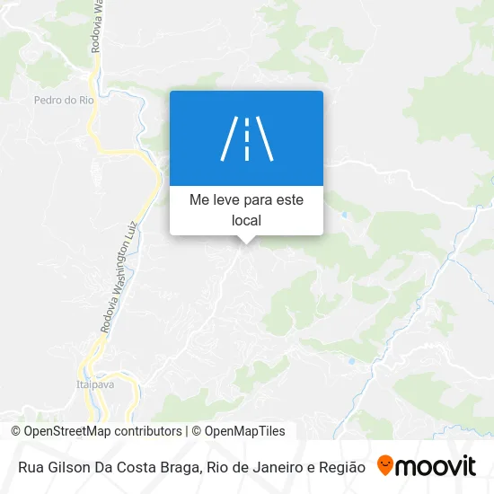 Rua Gilson Da Costa Braga mapa