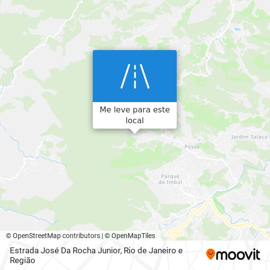 Estrada José Da Rocha Junior mapa
