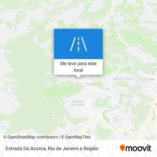 Estrada Da Aconra mapa