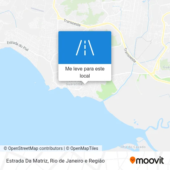 Estrada Da Matriz mapa