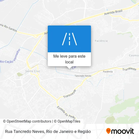 Rua Tancredo Neves mapa