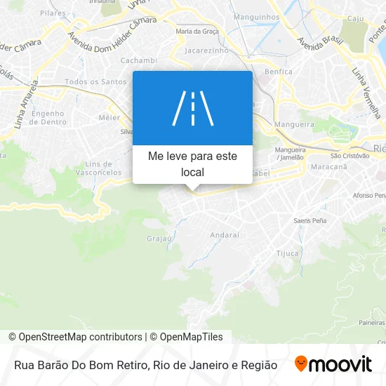 Rua Barão Do Bom Retiro mapa