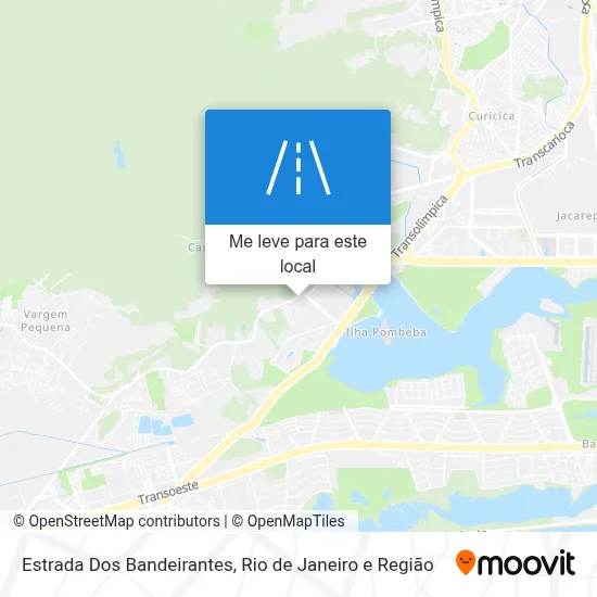 Estrada Dos Bandeirantes mapa