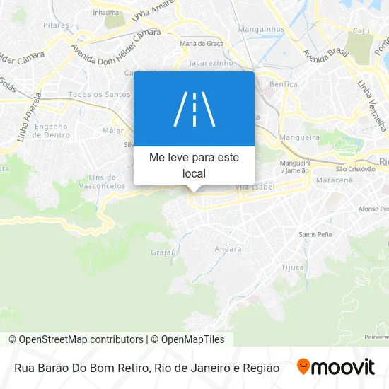 Rua Barão Do Bom Retiro mapa