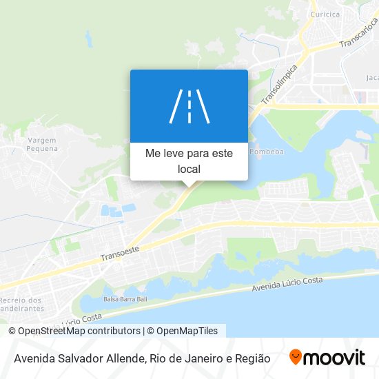 Avenida Salvador Allende mapa