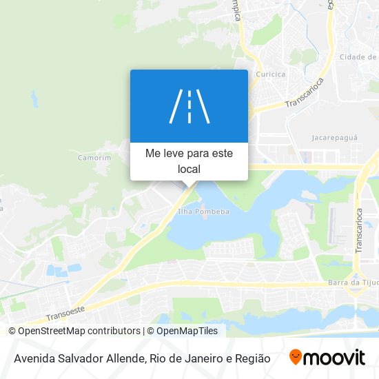 Avenida Salvador Allende mapa