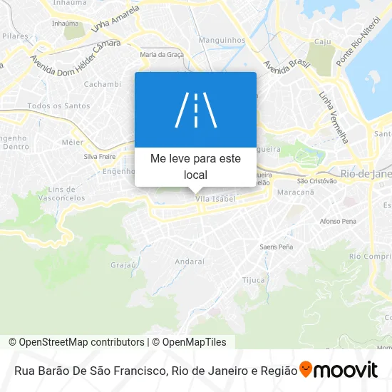 Rua Barão De São Francisco mapa