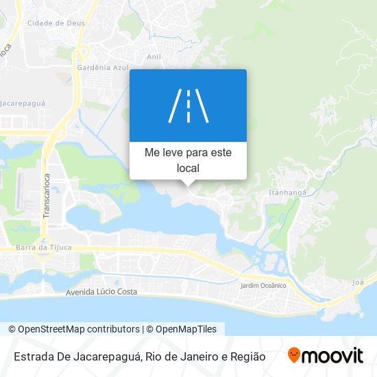 Estrada De Jacarepaguá mapa