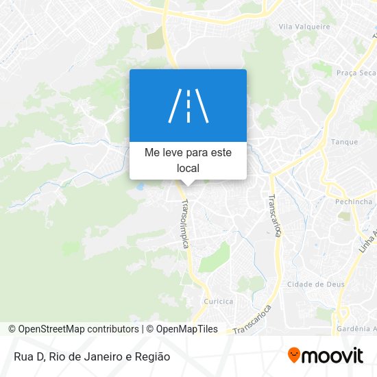 Rua D mapa