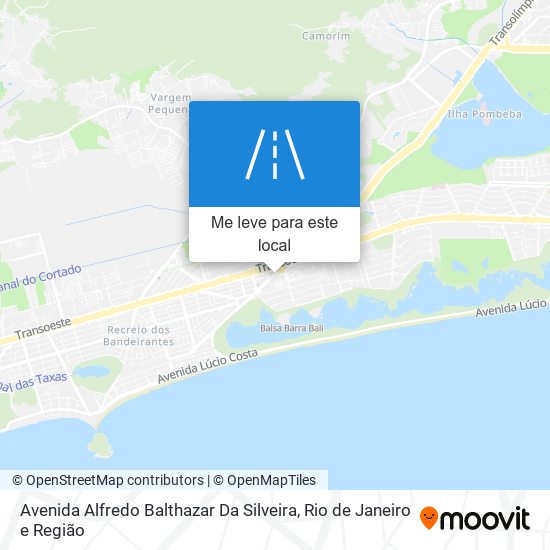 Avenida Alfredo Balthazar Da Silveira mapa