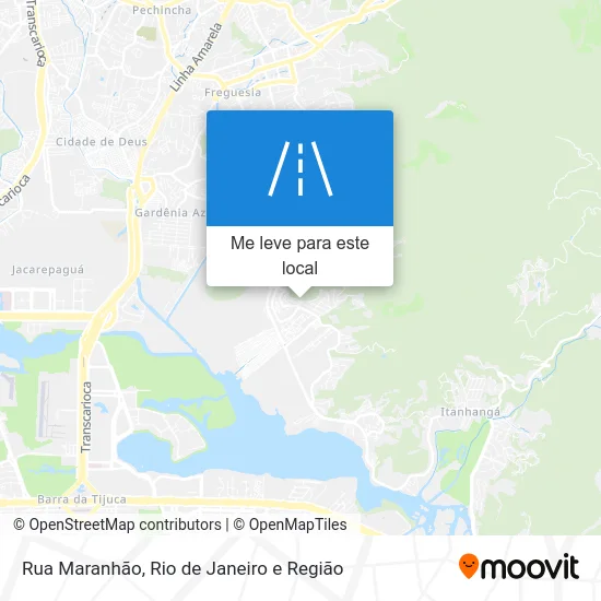 Rua Maranhão mapa