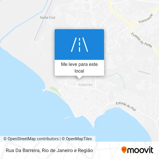 Rua Da Barreira mapa