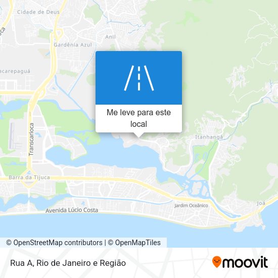 Rua A mapa