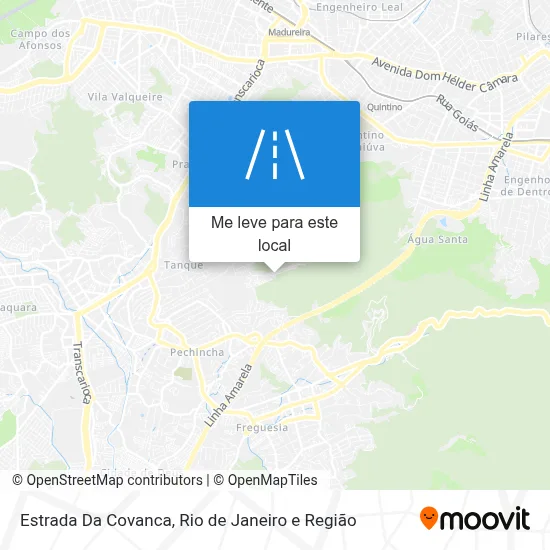 Estrada Da Covanca mapa