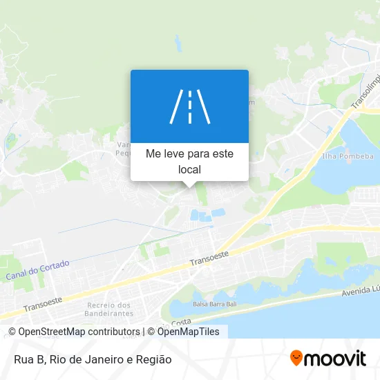 Rua B mapa