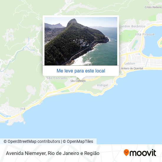 Avenida Niemeyer mapa
