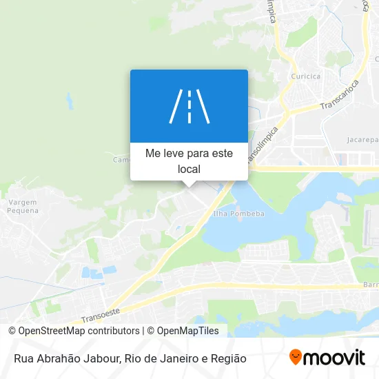 Rua Abrahão Jabour mapa