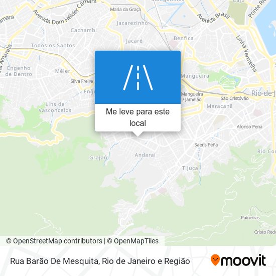 Rua Barão De Mesquita mapa