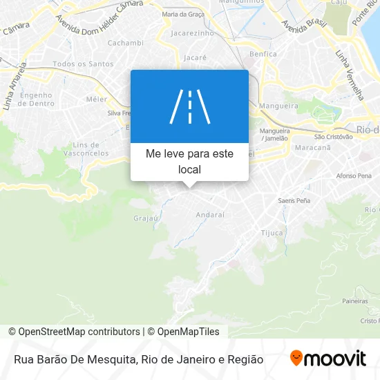Rua Barão De Mesquita mapa
