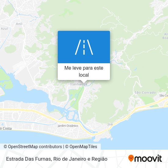 Estrada Das Furnas mapa