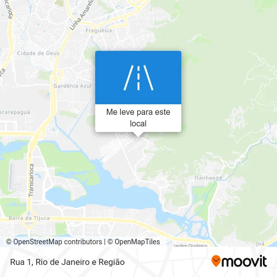 Rua 1 mapa