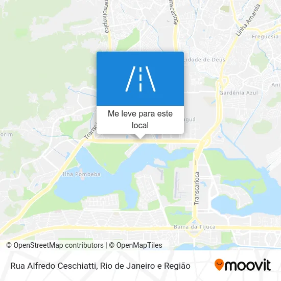 Rua Alfredo Ceschiatti mapa