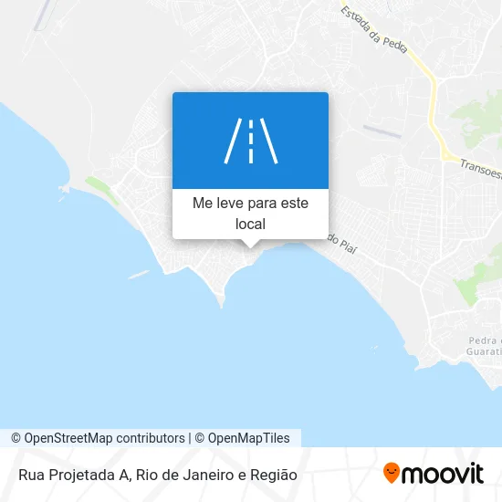 Rua Projetada A mapa