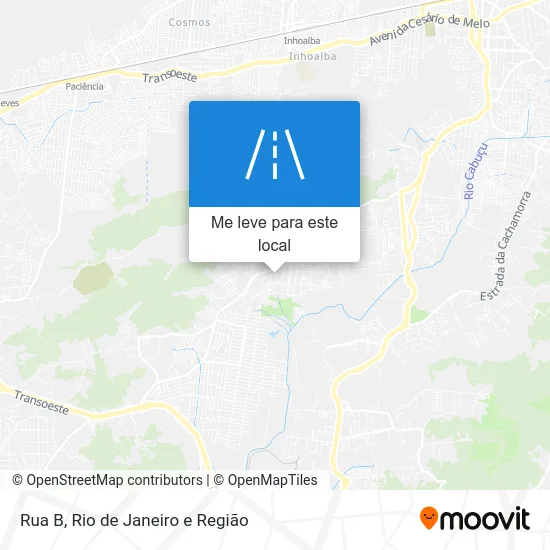 Rua B mapa