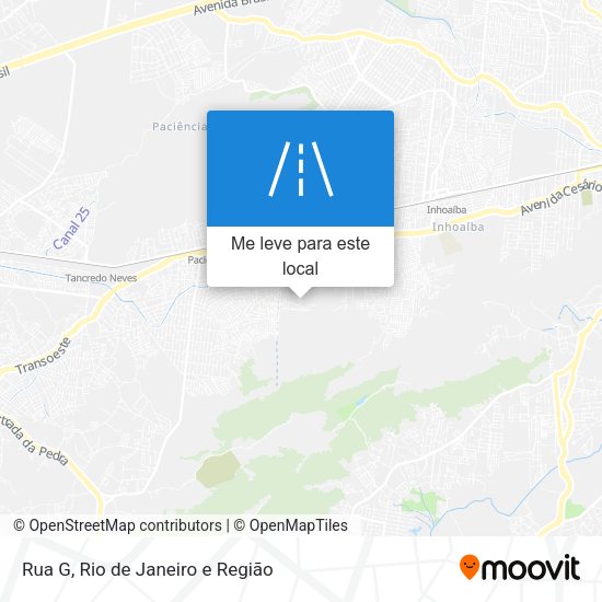 Rua G mapa