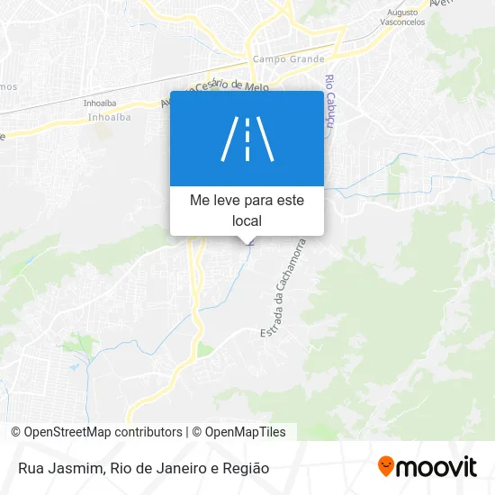 Rua Jasmim mapa