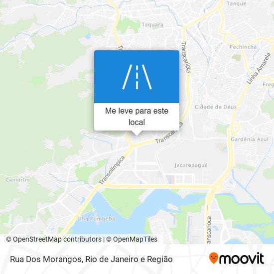 Rua Dos Morangos mapa