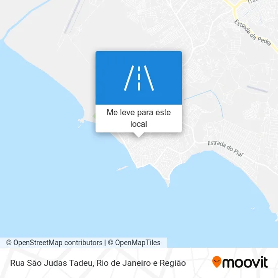 Rua São Judas Tadeu mapa