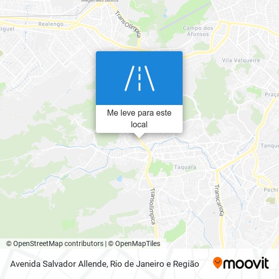 Avenida Salvador Allende mapa