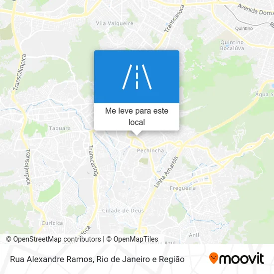Rua Alexandre Ramos mapa
