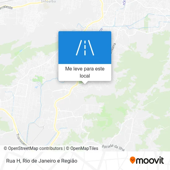 Rua H mapa